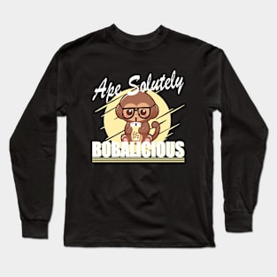 Ape Salutely Bobalicious Boba tea lover Long Sleeve T-Shirt